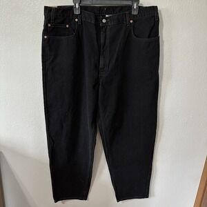 Vintage Levis Jeans Men's‎ 42x30 Black 560 Loose Fit Tapered 2001 Dead Stock NWT